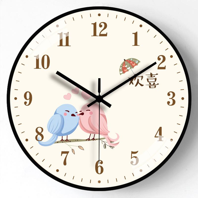 12-inch 30cm Everything Ruyi Home Living Room Mute Wall Clock Simple Creative Bedroom Clock
