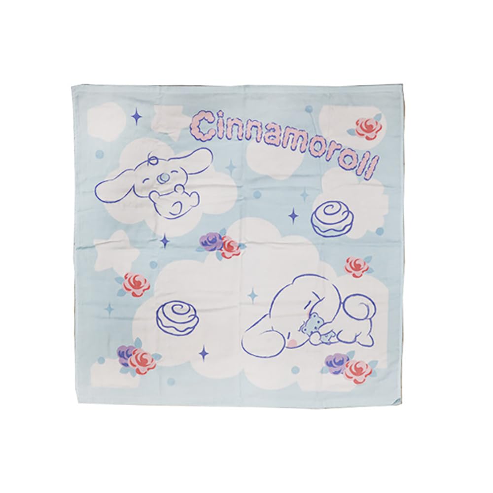

Marushin Baby Bath Sanrio Fluffy Gentle on Baby Shower 3725001600 Towel, Cinnamoroll, Blue, Baby s Skin, Gift,