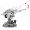 MOOXI Classic Military Space Wars Movie Weapons Gun Cannon Model MOC Bricks DIY Assembled Building Blocks Compatible Figures Toy