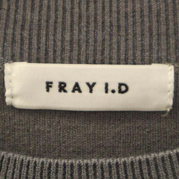 FRAY I.D Long sleeve Sheer knit F gray Cut Women Used