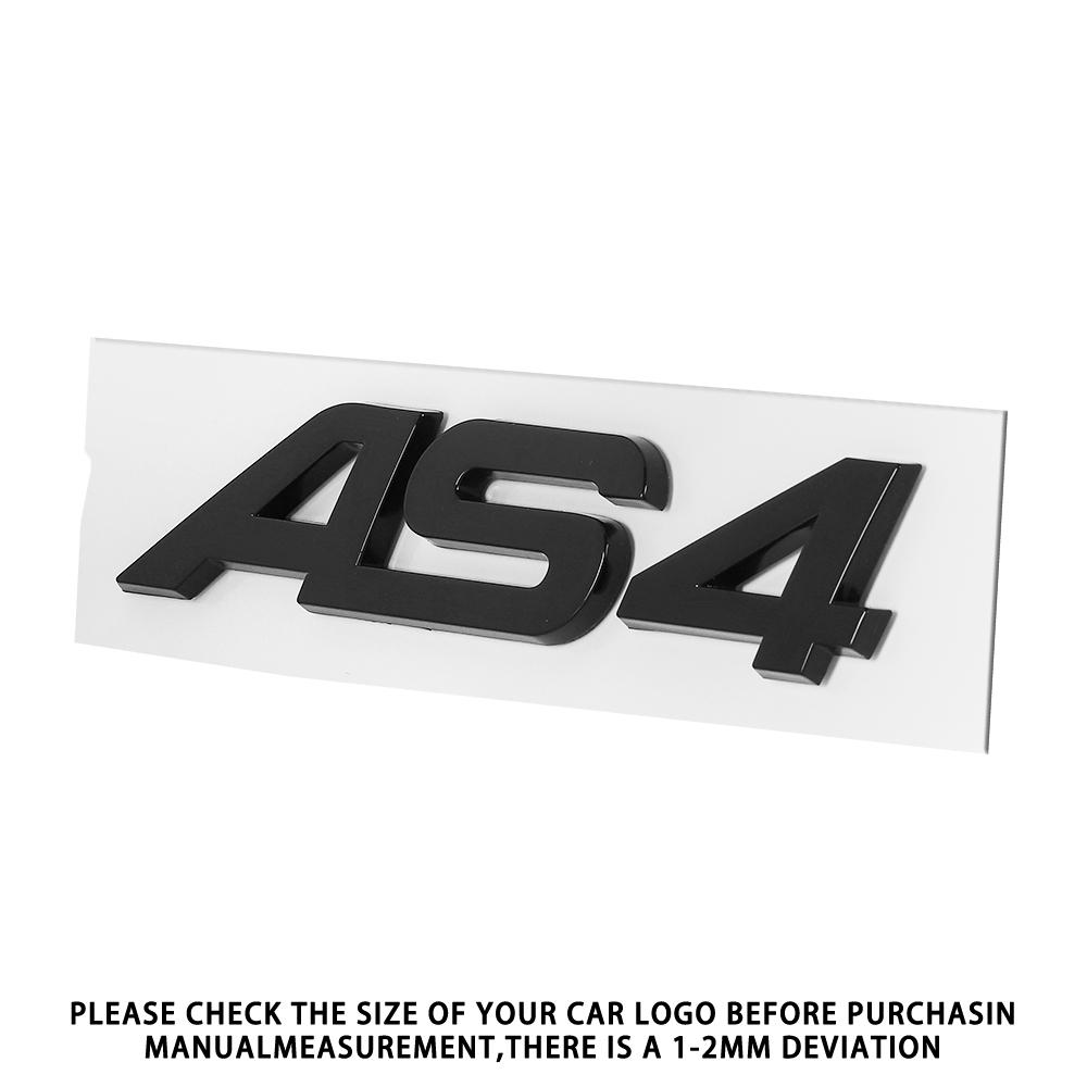 3D Aluminum For T01 AS3 AS4 AS5 AS6 AS7 AS8 AS3+ AS4+ AS5+ AS6+ AS7+ AS8+ Letters Emblem Car Rear Trunk Decoration Logo Sticker 01T