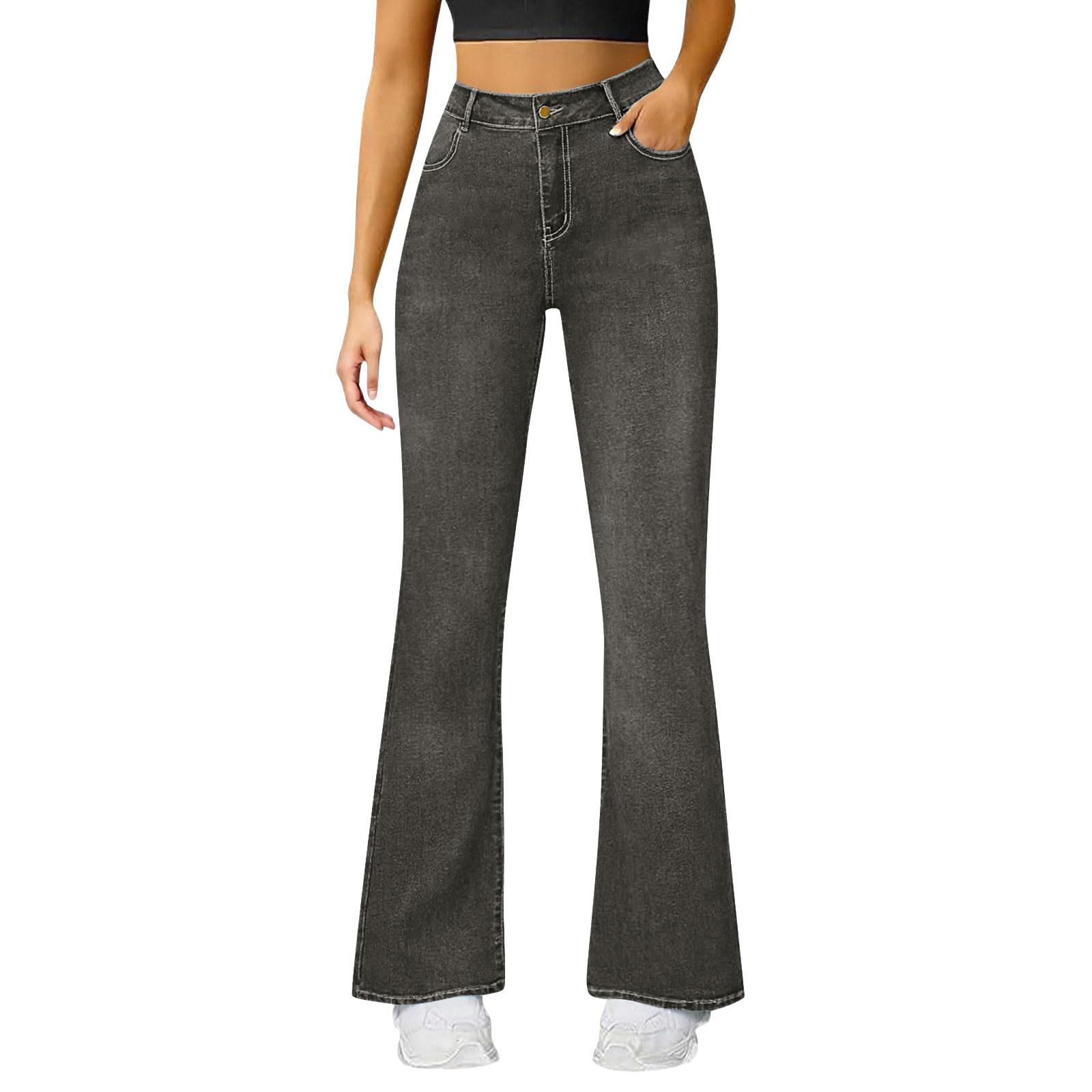 Women s Fashionable Casual High-Waisted Jeans XL