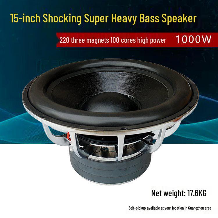 15  Heavy Bass Speaker 220-Magnet for Home Theater & KTV