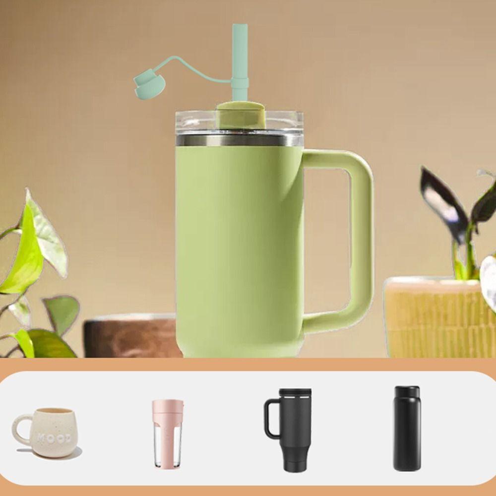 Sugerør med stor diameter Silikonsugerør for Stanley 40 oz 30 oz Kopp Tumbler for Kjøkken og Bar