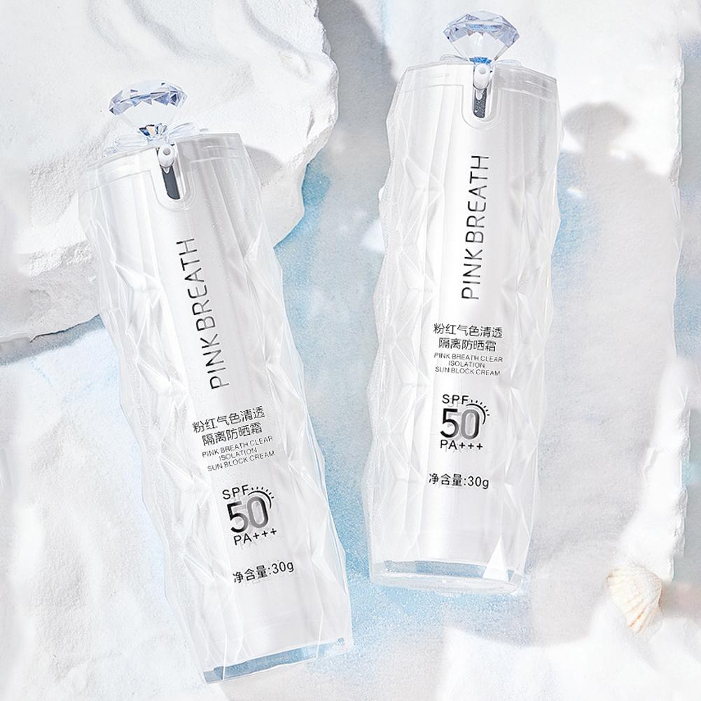 Sunscreen Spf50pa Facial Isolation Whitening Brightening Sun Sweat 1 Full Tone Body Protection K1D1
