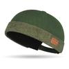 Men's and Women's Harajuku Color-matched Tang Hats, Trendy and Stylish, Sailor's Patchwork Velvet Leather Label Landlord Hats