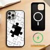 Creative puzzle   Phone Case For iPhone17,16,15,14,13,12,11 Plus,Pro Magnetic For Magsafe Wireless Charging