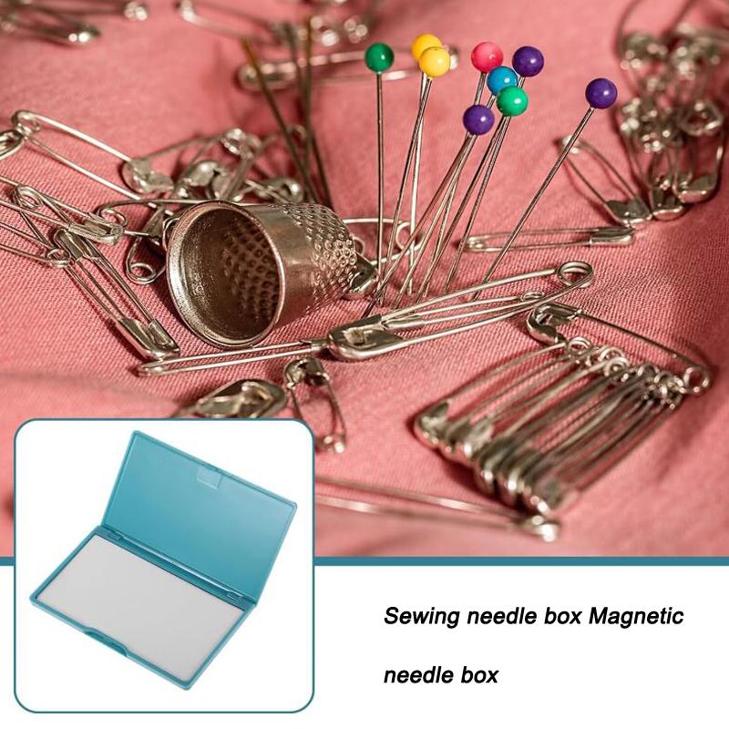 Sewing needle box Magnetic needle box Magnetic needle storage box Portable pin holder sewing needle storage box