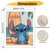 Disney Stitch Surfing Theme Digital Oil Painting Art Kit DIY Handmade Home Decoration Gift