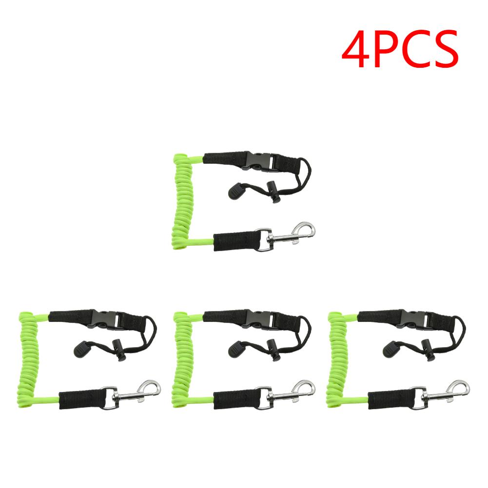 Smycz do wiosła kajakowego Linka zapobiegająca zgubieniu Regulowany uchwyt na wędkę zabezpieczający Linka Szybkie zwalnianie Surfing Spiralna linka do kajakarstwa kanadyjkowego