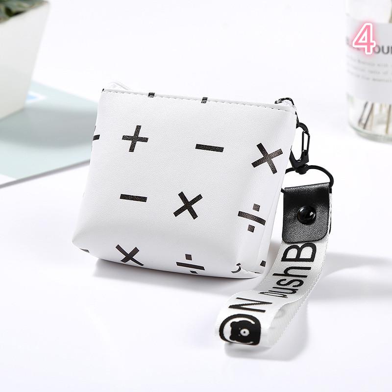 

New Creative Geometric Element Coin Purse Card Holder Men Women Key Bag 4