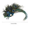 Flapper Fascinator Hair Clip for HorseRacing Female TeaParty Hairpin