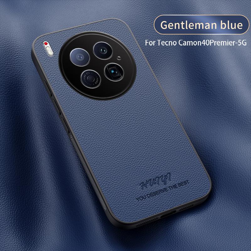 Luxury Business Leather Soft Frame Magnetic Cover For Tecno Camon 40 Premier 5G Phone Cases Capa