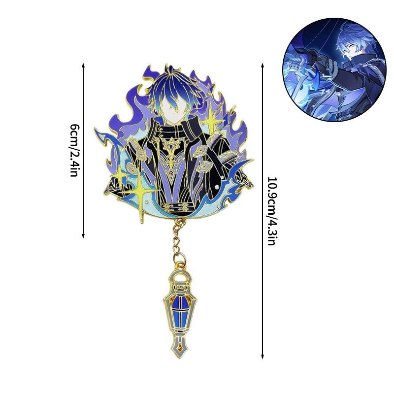 Genshin Impact Badge Decorations Flins The Starry Sky Railway Badge Cyrene Badges Accessories Game Merchandise High Quality Toys