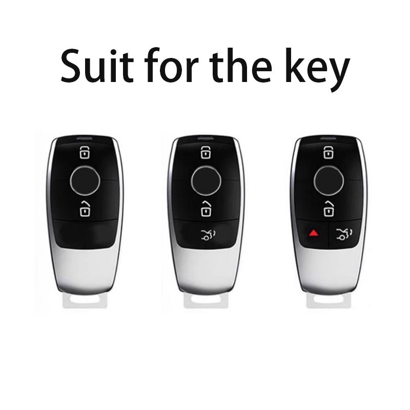 High Quality Transparent TPU for Mercedes Benz E Class W213 E200 E260 E300 E320 Remote Car Key Case Cover Keychain Accessories