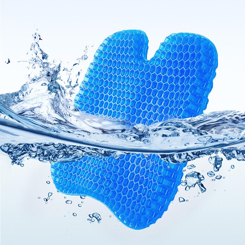 Summer Gel Car Support Seat Cushion Auto Massage Hips Orthopedic Pillow Chair Office Seat Cushion Car Coccyx Pain Relief