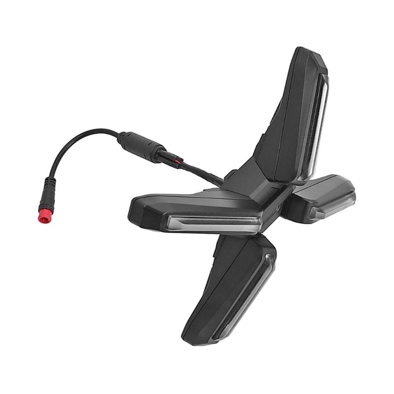 High Powered LED Scooters Headlights With Smarted Light Sensors Durability X-shape Front Lamp For Night Cycling