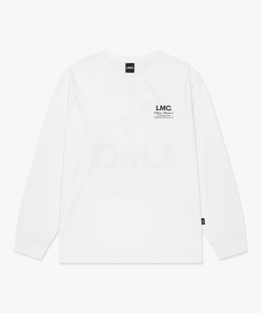 LMC Stone Globe Long Slv Tee White