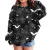 Kids Casual Halloween Print Hoodie for Holiday and Everyday Wear