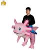 Salamander Inflatable Costume: Funny Walking Fish Party Prop