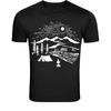 Mountain River Camping T-Shirt - Outdoor Adventure Nature Graphic