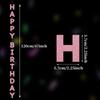 Ins Style Laser Happy Birthday Banner for Party Decorations