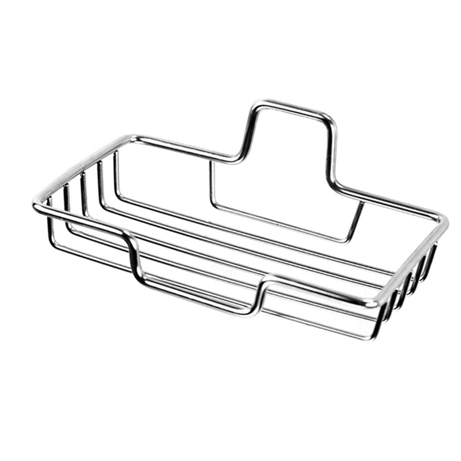 

Soap Bar Holder Stainless Steel Wall Mounted Storage Rack Soap Storage Drainage Dish for Home Bathroom Kitchen