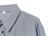 Cross2026 Spring/Summer Women's Versatile Casual Plaid Balloon Shirt with Pocket Decoration.