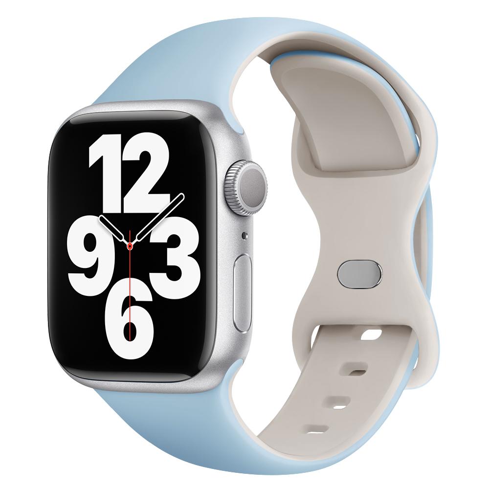 Silicone Strap For Apple Watch Band 44mm 45mm 41mm 40mm 49mm 42mm 38mm 46MM Sport Bracelet iWatch Series Ultra 2 SE 10 9 8 7 6 5