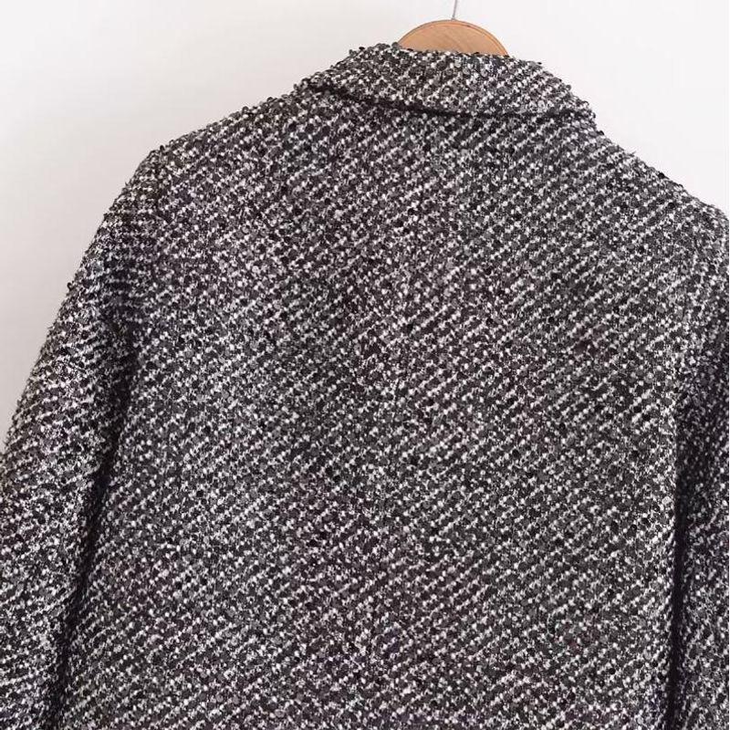 Kaslead New Arrival Women's Clothing Fashion Style Sequin Decorative Texture Work Clothing Graceful Suit Jacket 1689299