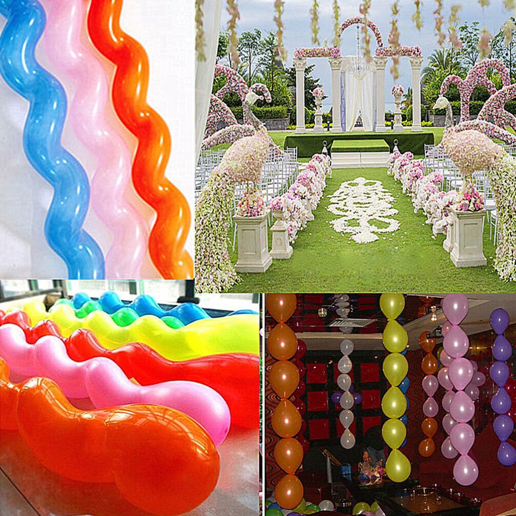 Frcolor Spiral Balloons, Long Balloons, Twist Balloons, Balloon Art, Magic Twist Pencil, Elongated Set, Party, Birthday, Wedding, Event, Decoration, B