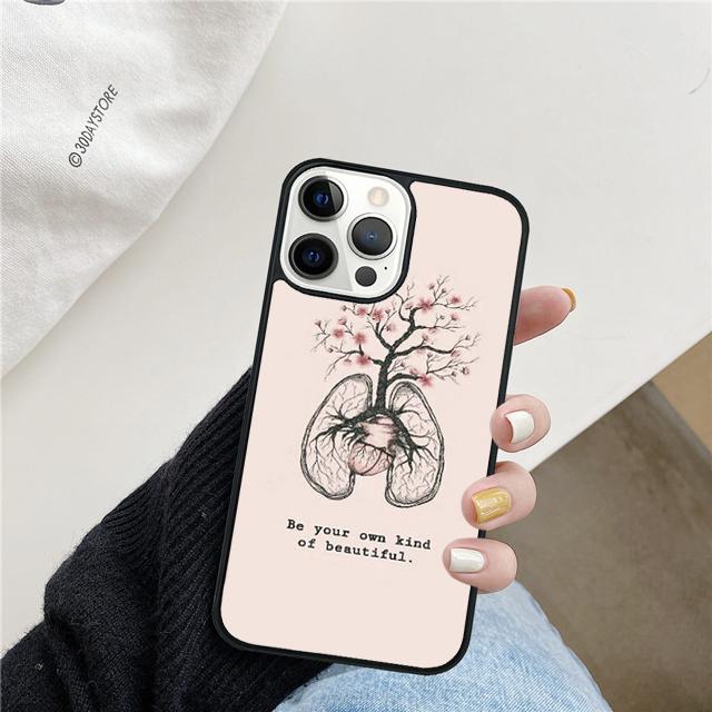 Minimal Aesthetics Phone Case Cover For iPhone 17 Air 15 16 14 13 12 Pro Max 11 Pro Max Plus Coque Shell
