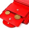 Лакированный Женский кошелек из натуральной кожи с тиснением под змею CANPELLINI Wallet 21682 Красный