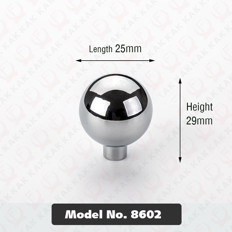

KAK Bright Chrome Kitchen Handles for Cabinets Zinc Alloy Silver Furniture Handles for Cabinets and Drawers Door Hardware