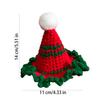 Dog Christmas Hat Knitted Caps Puppy Caps For Winter Party Holiday Dress Up Props Supplies Puppy Kitten Small Dogs Cats