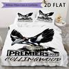 Collingwood Pattern Bedding Uilt Set Uilt Cover Pillowcase Home Decoration Birthday Gift (1 * Duvet Cover + 2 * Pillowcase  Without Core)