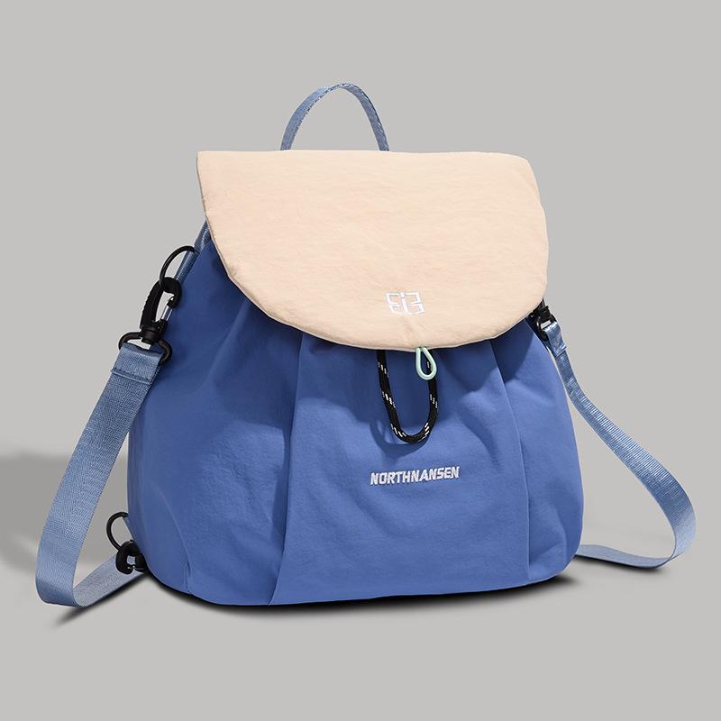 Stylový batoh s barevnými bloky pro studenty: Ideální do školy, na cesty nebo pro venkovní použití