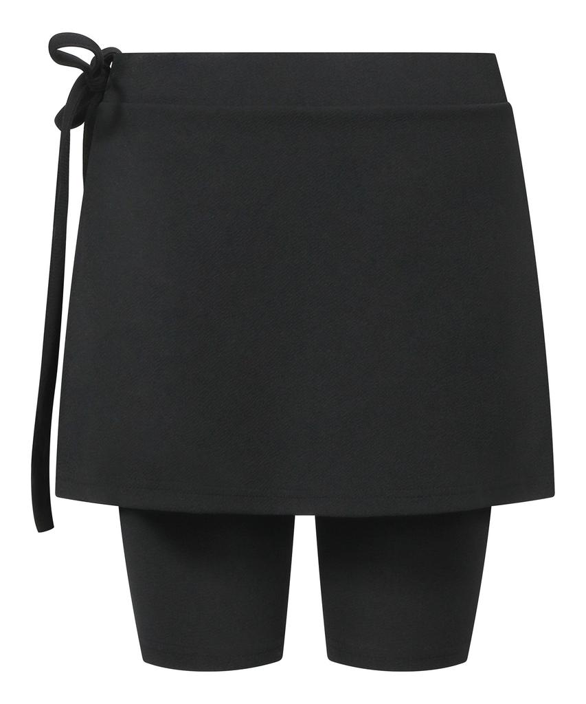 MUCENT Snuby Two-In-One Side Slit Skirt Shorts (2 Colors)