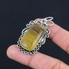 925 Sterling Silver Multi Fluorite Stone Wedding Unique Birthday Pendant Jewelry