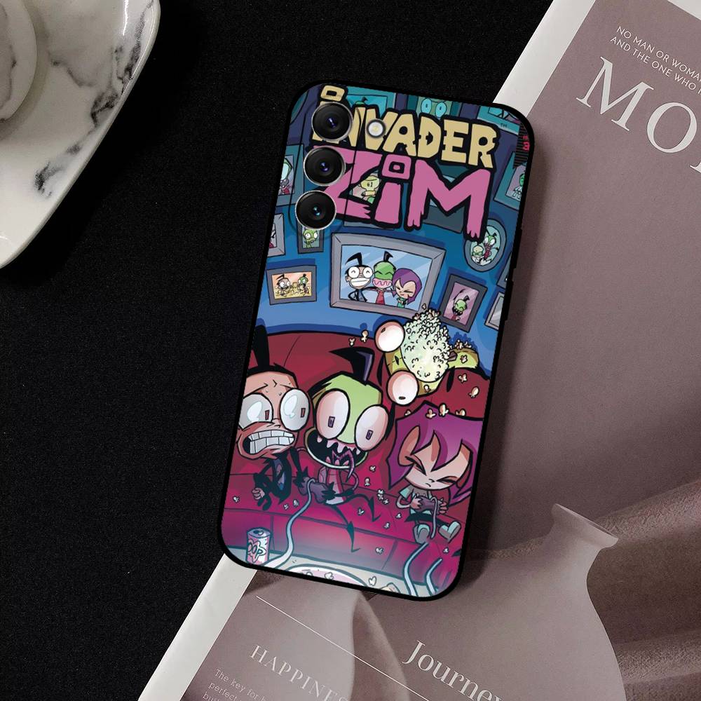 Invader Zim Phone Case For Samsung Galaxy S21 S22 S23 S24ULTRA S25ULTRA FE Ultra Plus5G A52S Soft Cover