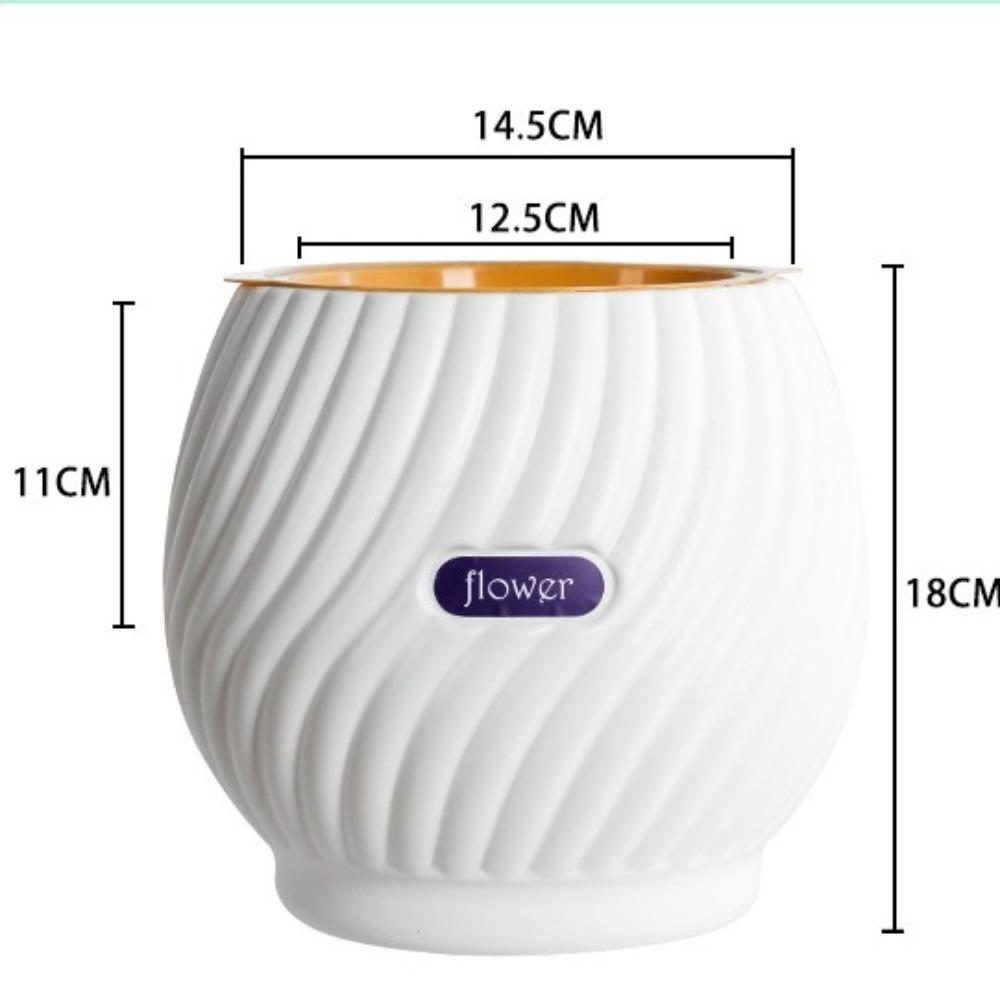 Abnehmbarer Blumentopf Kunststoff Büro Bonsai Deko Mode Hydrokultur Pflanzen Topf