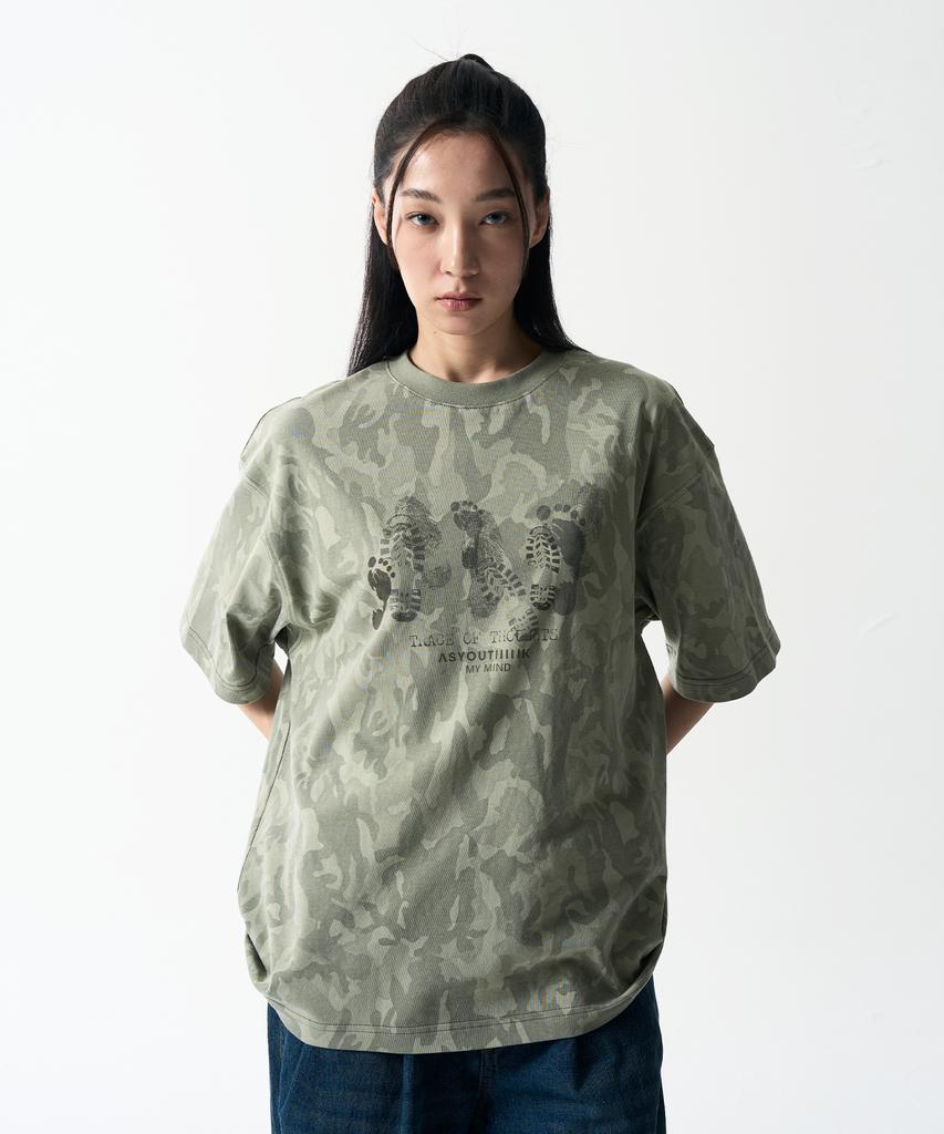 Aejyuttingkeumamaindeu Camo Track T-Shirt