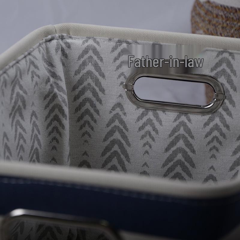 Simple Modern Canvas Desktop Storage Basket
