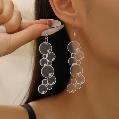 1 Pair of European and American Ballet Dancing Earrings Women's Creative Niche Earrings School Graduation Season Teacher Gift Jewelry