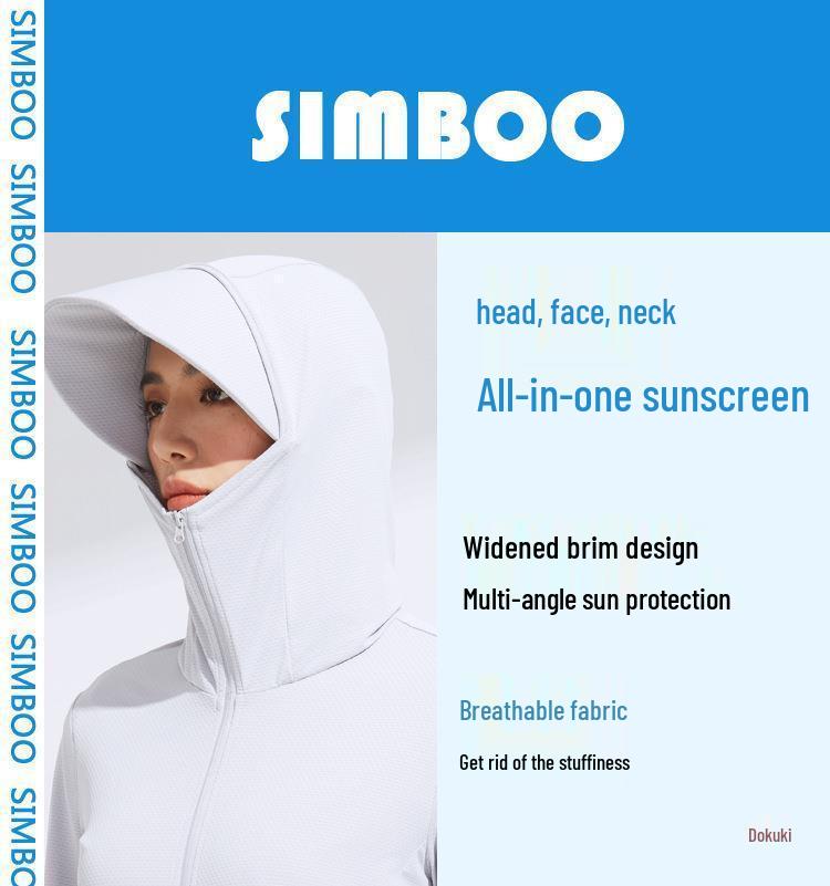 2023 UPF50 Ice Silk Detachable Brim Sun Protection Clothing for Men & Women