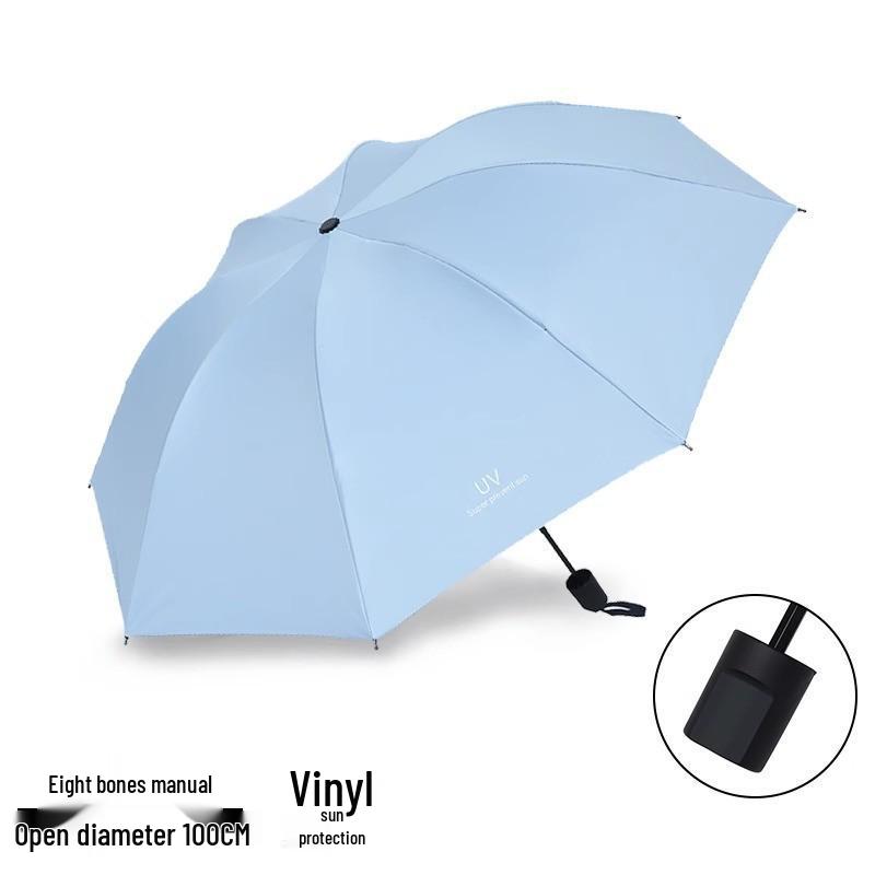 Parasol Pliant Coupe-vent avec Protection UV: Parapluie Anti-Ultraviolets pour une Utilisation par Tous Temps