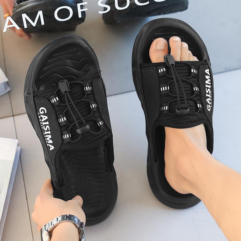 Fashion CYYTL Slippers Mens Summer Slides Outdoor Shoes Casual Beach Sandals Walking Comfort Luxury Designer Leather Lightweight Fashion