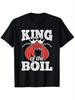 Top Pick Locals King of the Boil Crab Graphic TShirt