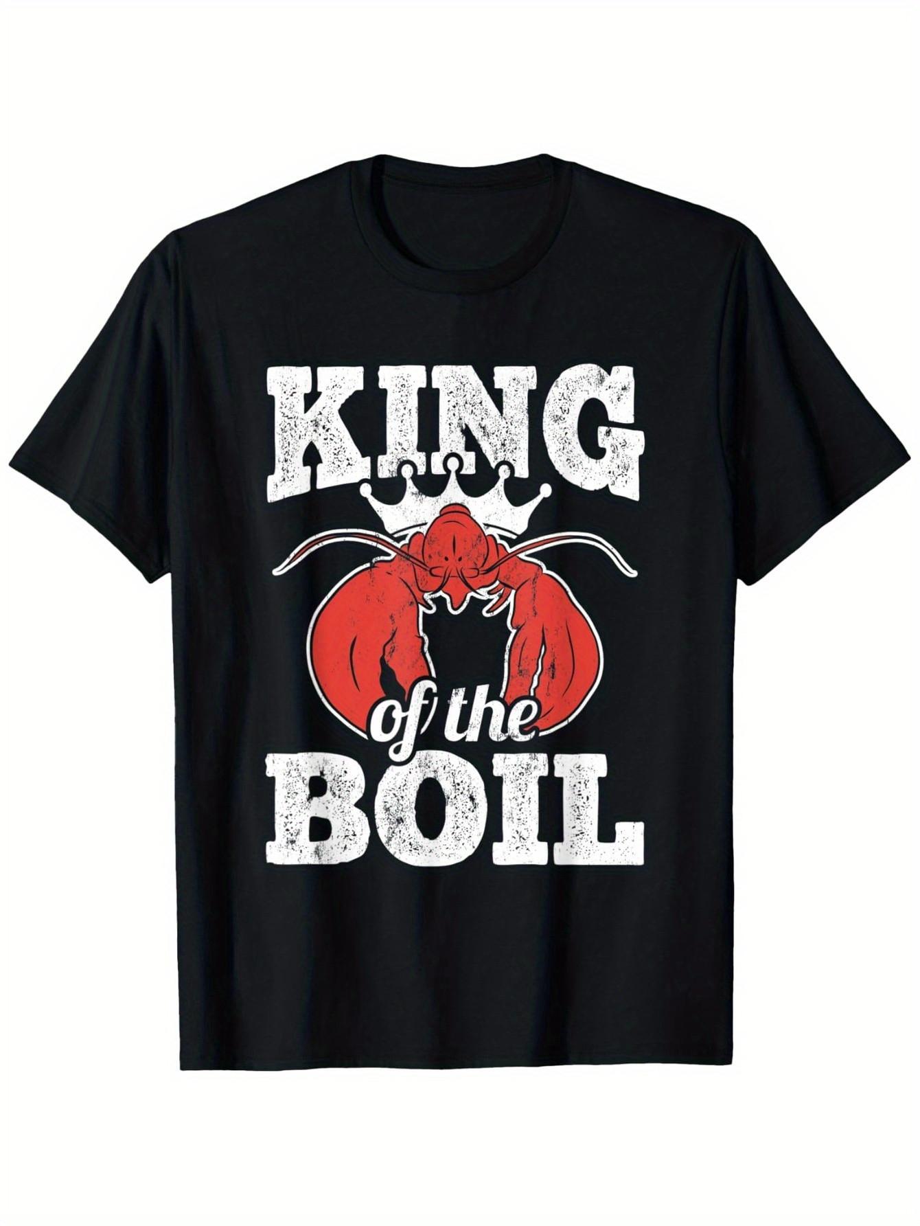 Лучший выбор Местных Король Варки Краб Графическая Футболка S