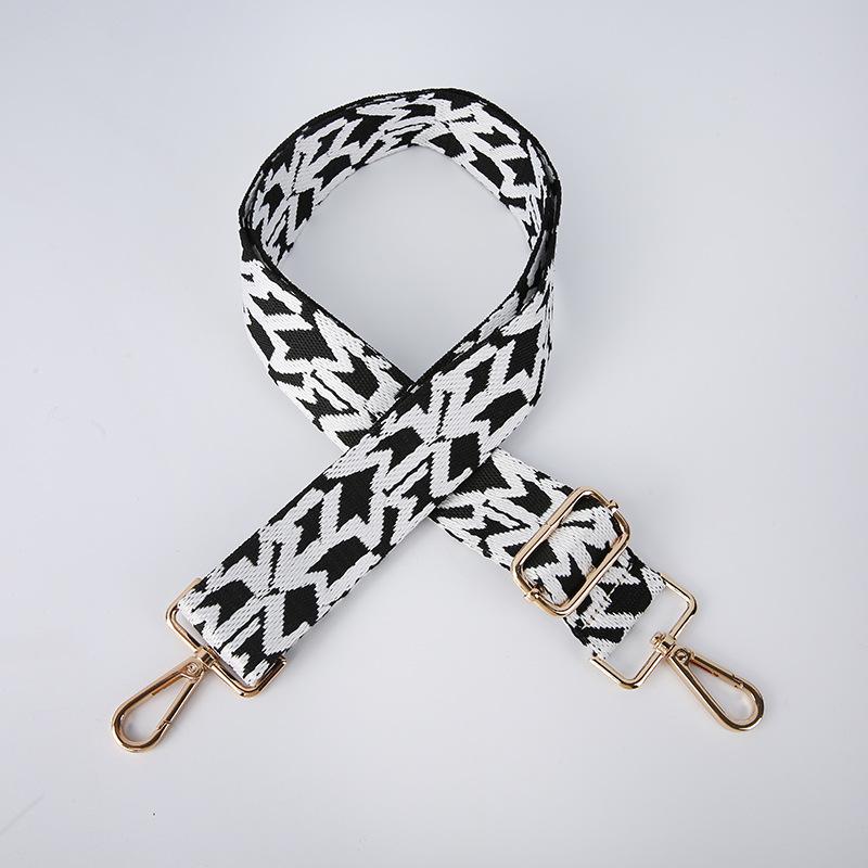 New Messenger Bag Shoulder Strap Versatile Adjustable Replacement Bag Strap Ethnic Style Five-pointed Star Bag Strap Accessories